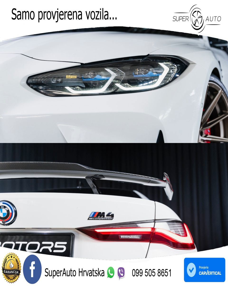BMW M4 Competition 3.0 (510 KS) xDrive Steptronic LED+GR SJED+ACC