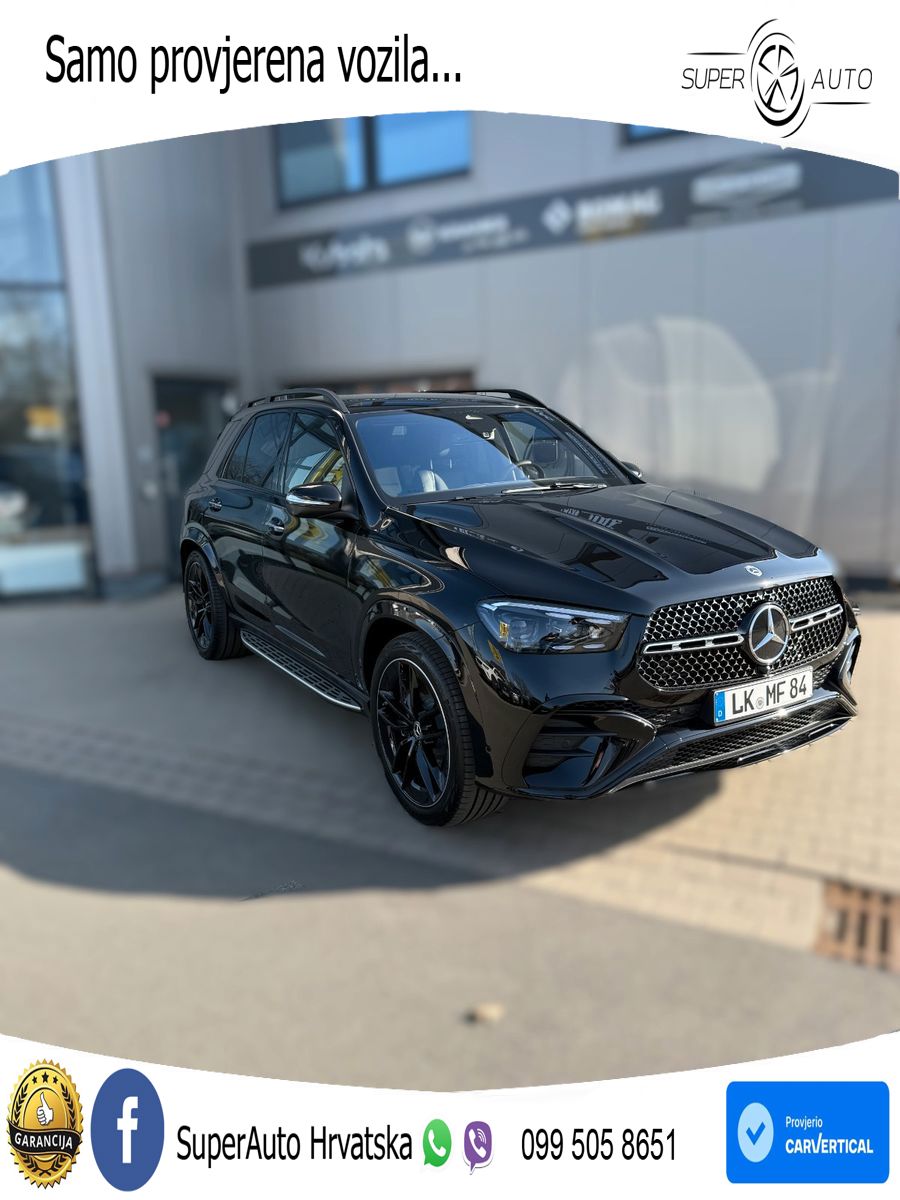 Mercedes GLE 450d (367 KS) EQ Boost 4MATIC 9G-TRONIC AMG LED+GR SJED+ACC
