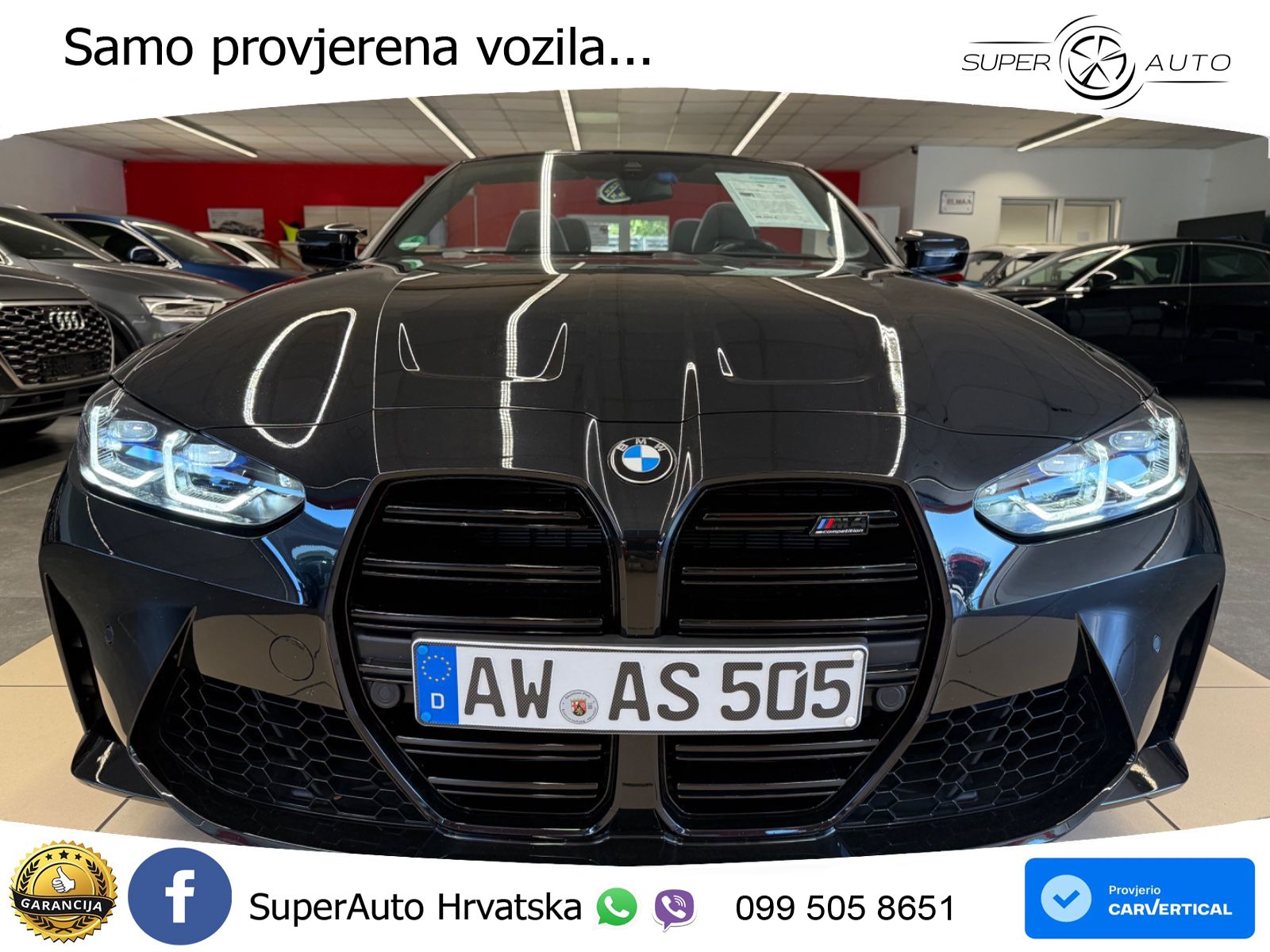 BMW M4 Convertible Competition 3.0 (510 KS) xDrive Steptronic LED+GR SJED+ACC