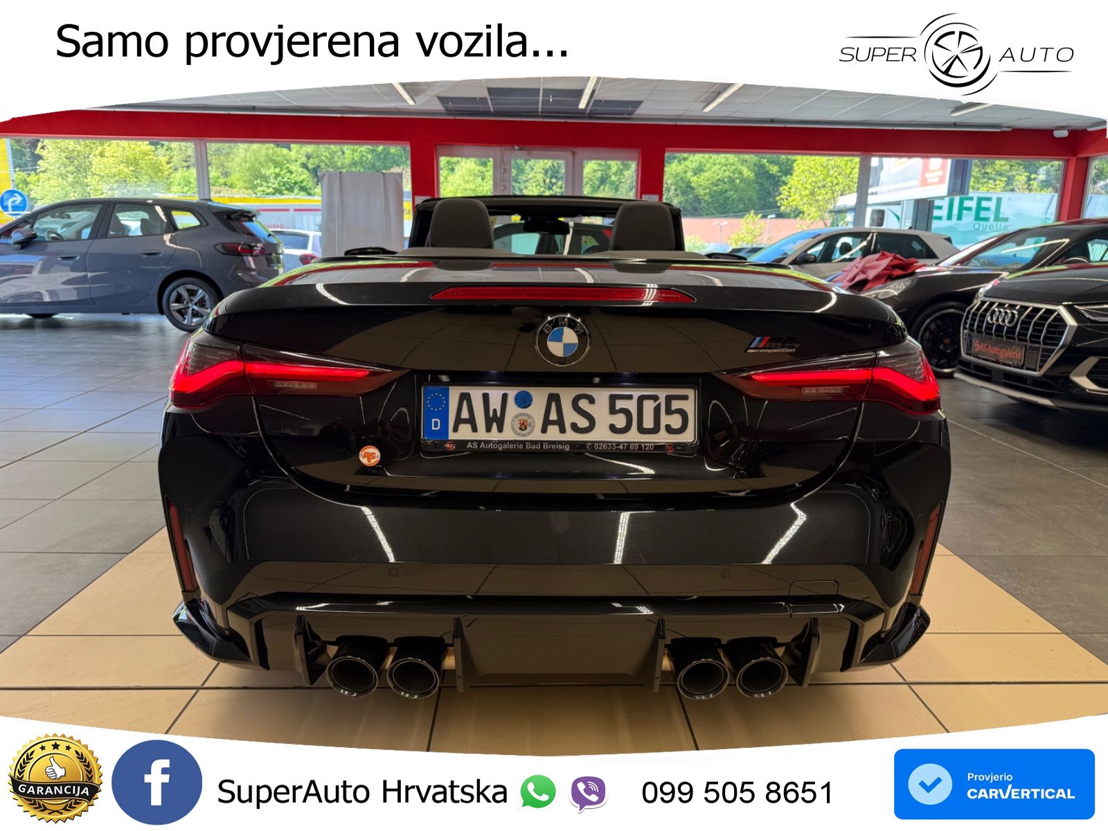 BMW M4 Convertible Competition 3.0 (510 KS) xDrive Steptronic LED+GR SJED+ACC