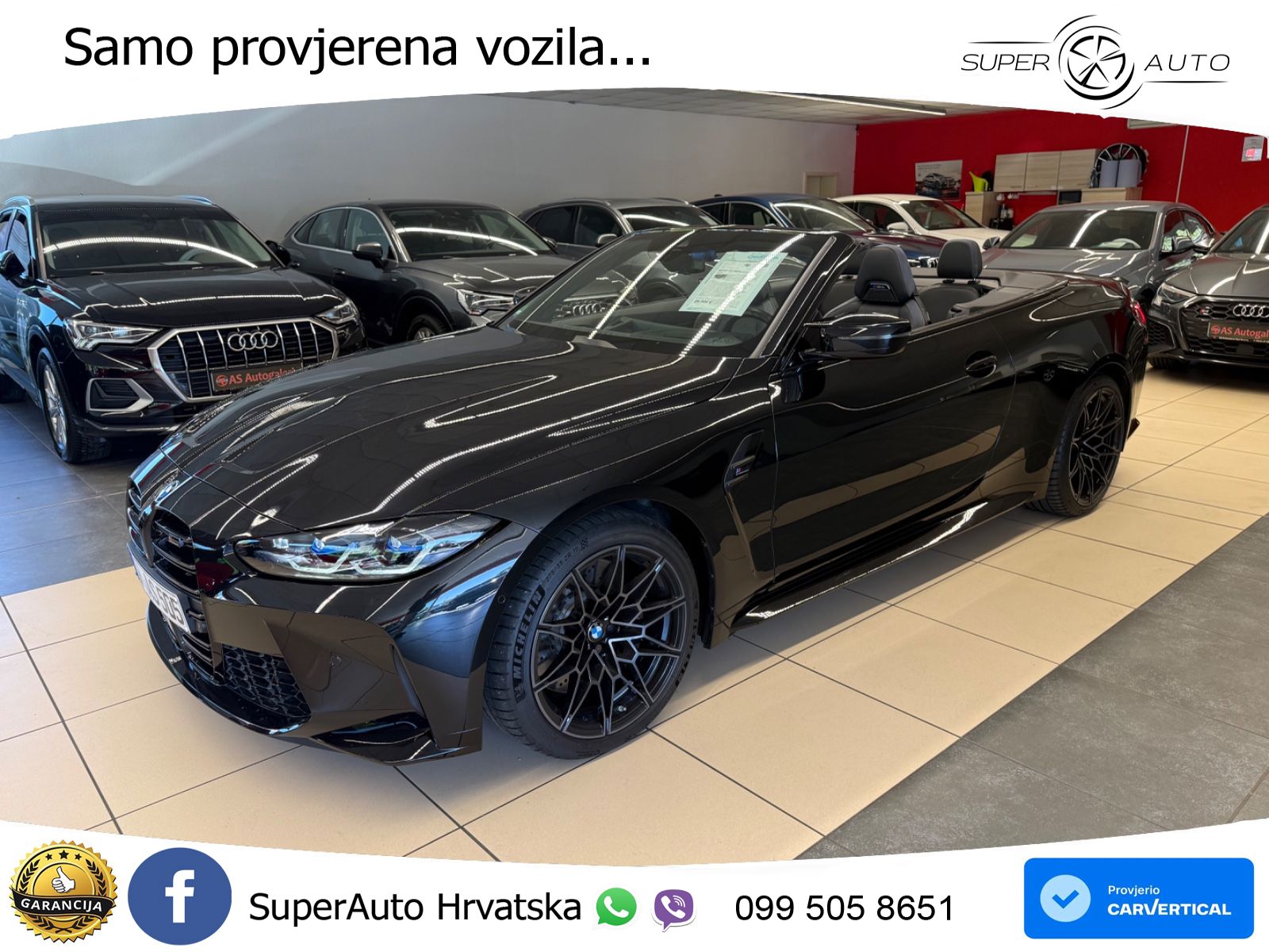 BMW M4 Convertible Competition 3.0 (510 KS) xDrive Steptronic LED+GR SJED+ACC
