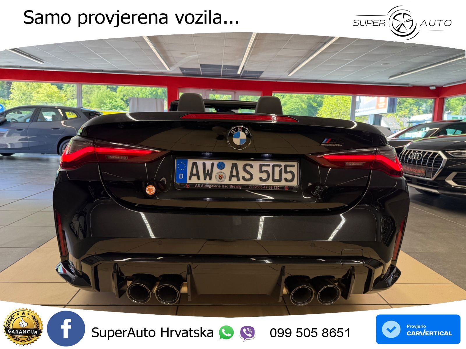 BMW M4 Convertible Competition 3.0 (510 KS) xDrive Steptronic LED+GR SJED+ACC