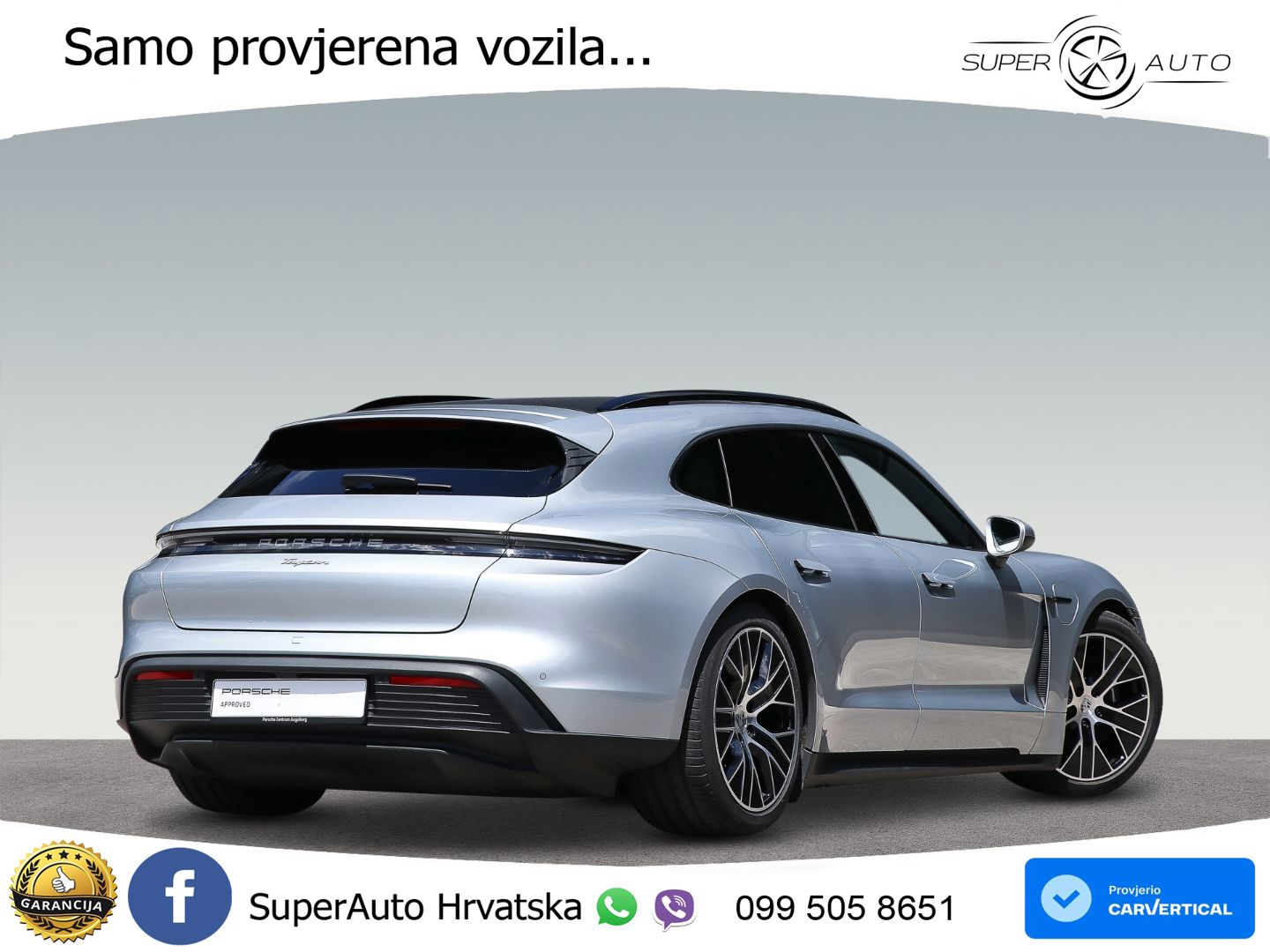 Porsche Taycan Sport Turismo 105 kWh (435 KS)
