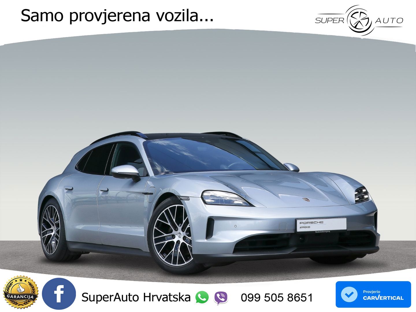 Porsche Taycan Sport Turismo 105 kWh (435 KS)