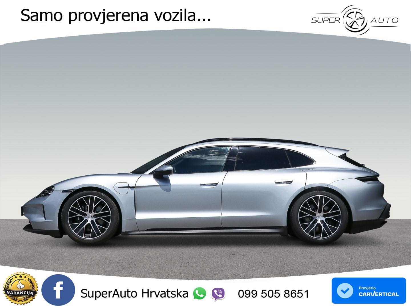 Porsche Taycan Sport Turismo 105 kWh (435 KS)