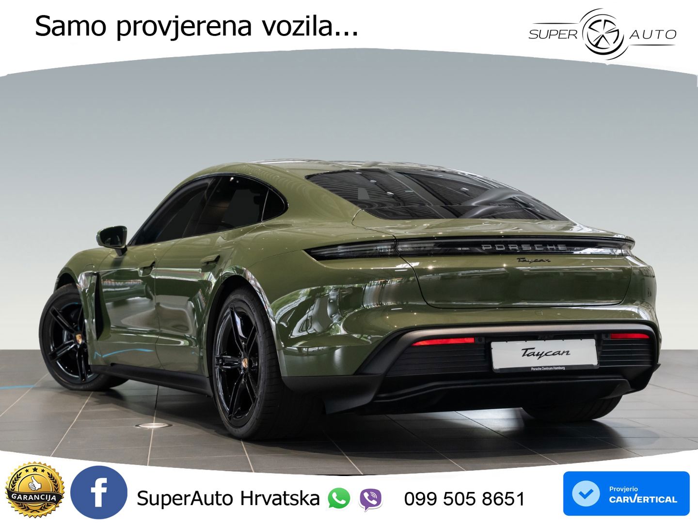 Porsche Taycan 89 kWh (408 KS)