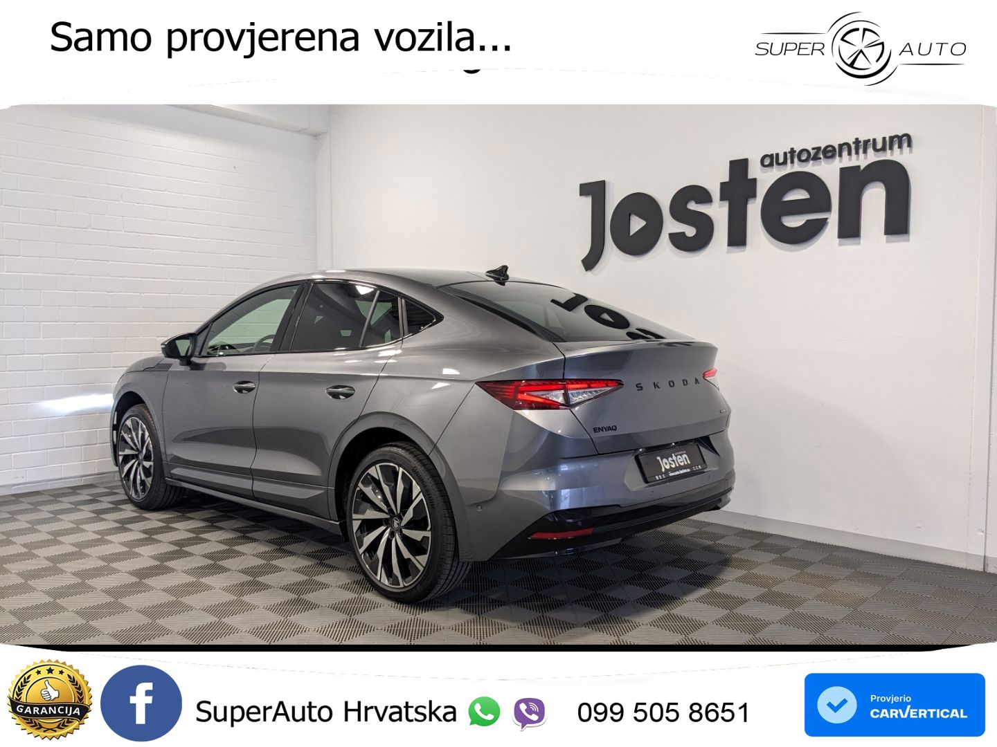 Škoda Enyaq Coupe 60 63 kWh (204 KS) SportLine LED+GR SJED+ACC