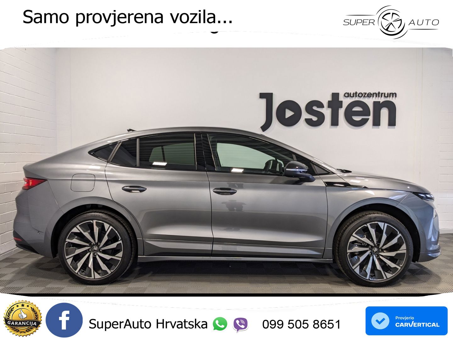 Škoda Enyaq Coupe 60 63 kWh (204 KS) SportLine LED+GR SJED+ACC