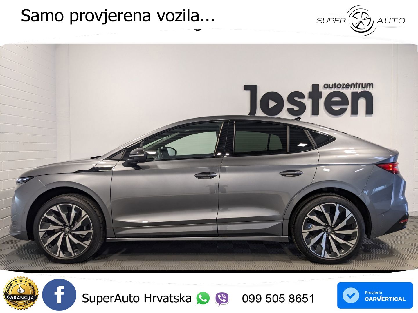 Škoda Enyaq Coupe 60 63 kWh (204 KS) SportLine LED+GR SJED+ACC