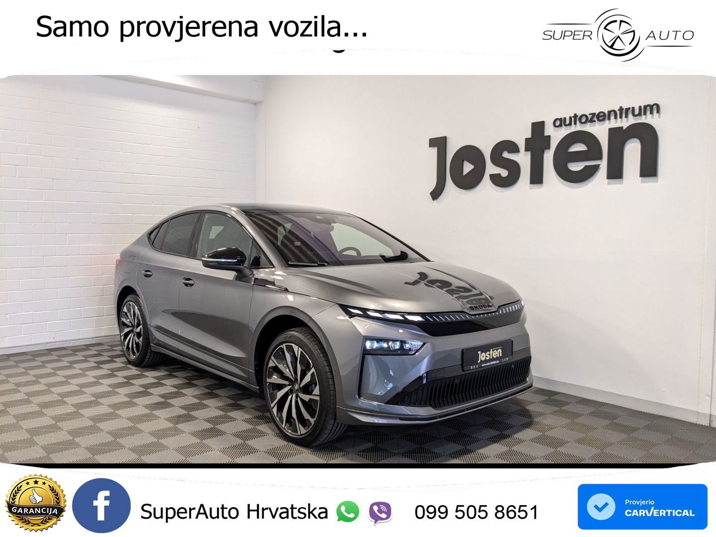 Škoda Enyaq Coupe 60 63 kWh (204 KS) SportLine LED+GR SJED+ACC