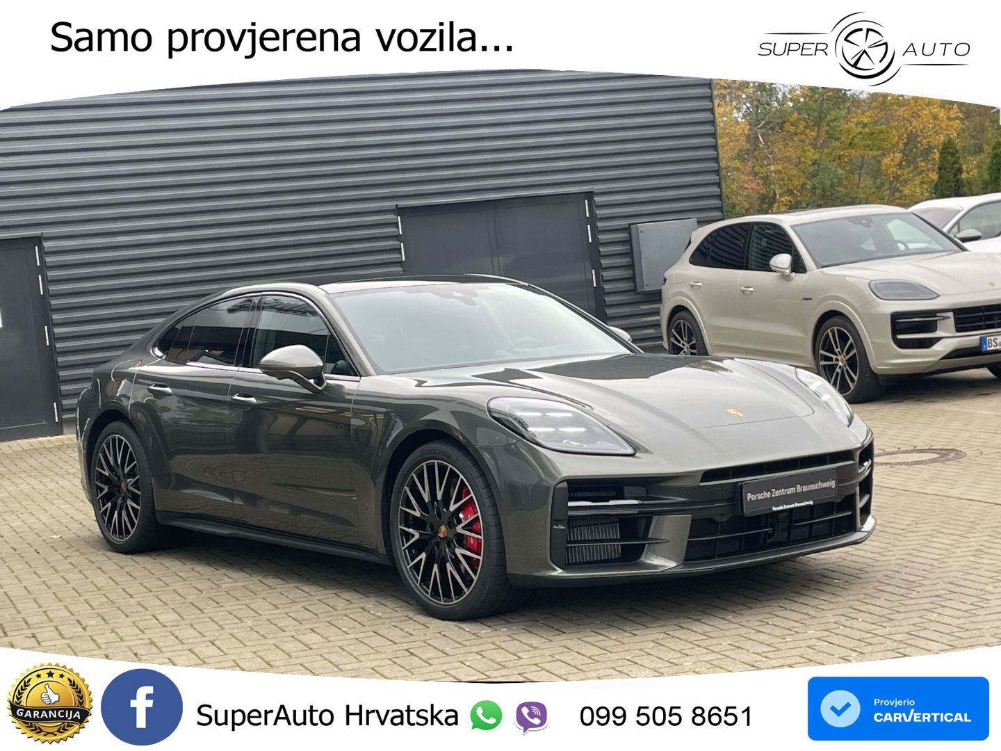 Porsche Panamera 4S 2.9 V6 (544 KS) E-Hybrid PDK ZRAČNI+ACC+GR SJED+KAM+PANO