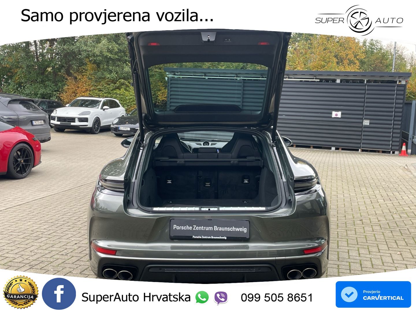 Porsche Panamera 4S 2.9 V6 (544 KS) E-Hybrid PDK ZRAČNI+ACC+GR SJED+KAM+PANO