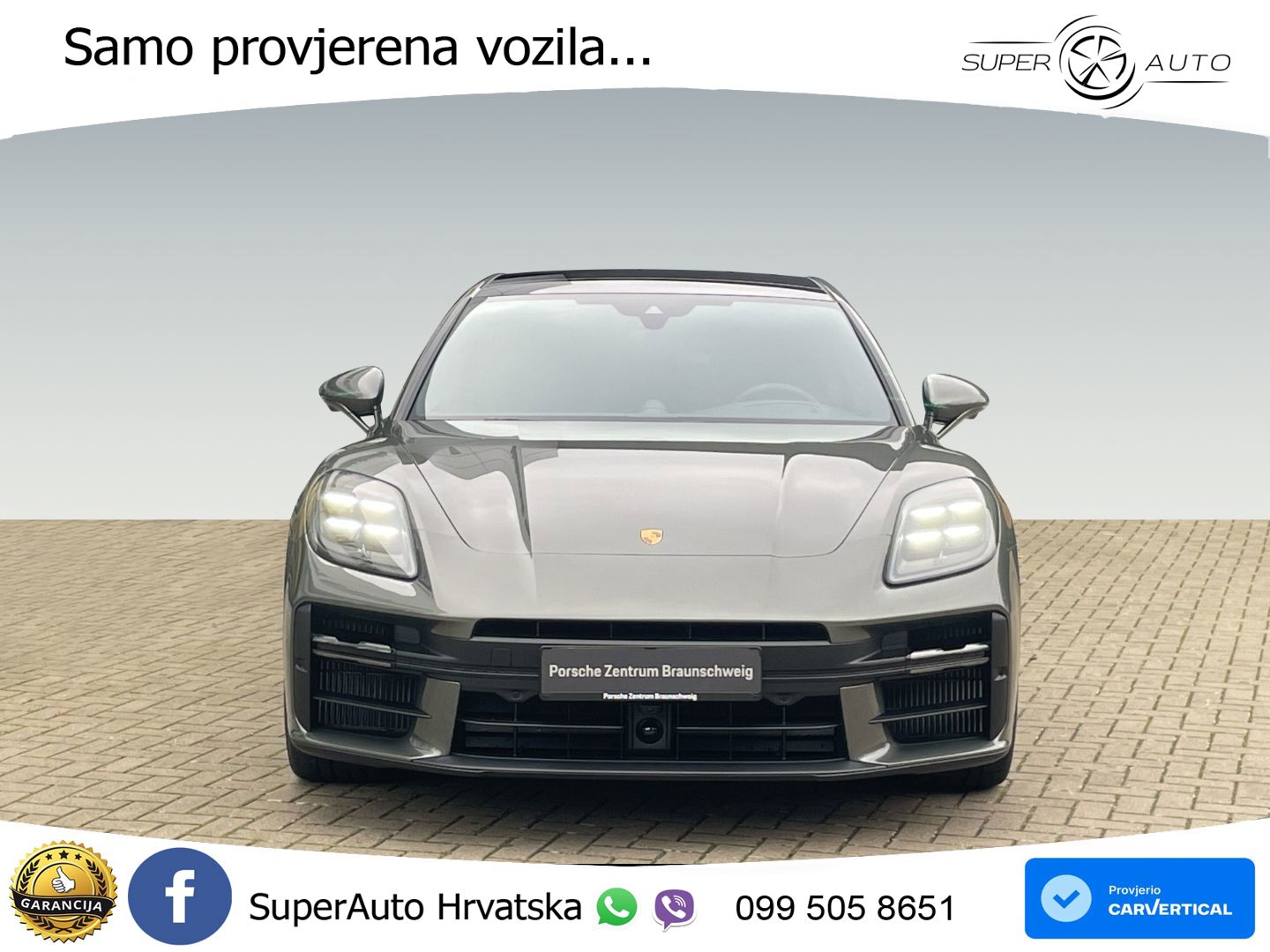 Porsche Panamera 4S 2.9 V6 (544 KS) E-Hybrid PDK ZRAČNI+ACC+GR SJED+KAM+PANO