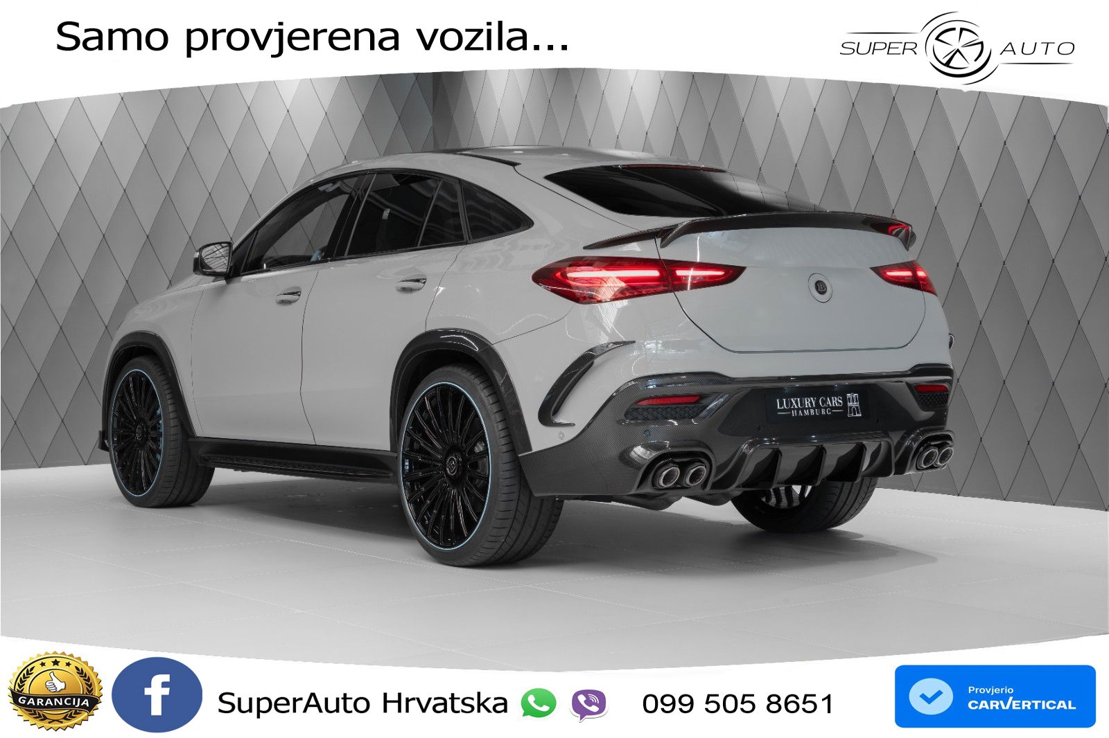 Mercedes AMG GLE Coupe 63 S V8 (612 KS) EQ Boost 4MATIC+ AMG SPEEDSHIFT TCT 9G LED+GR SJED+ACC