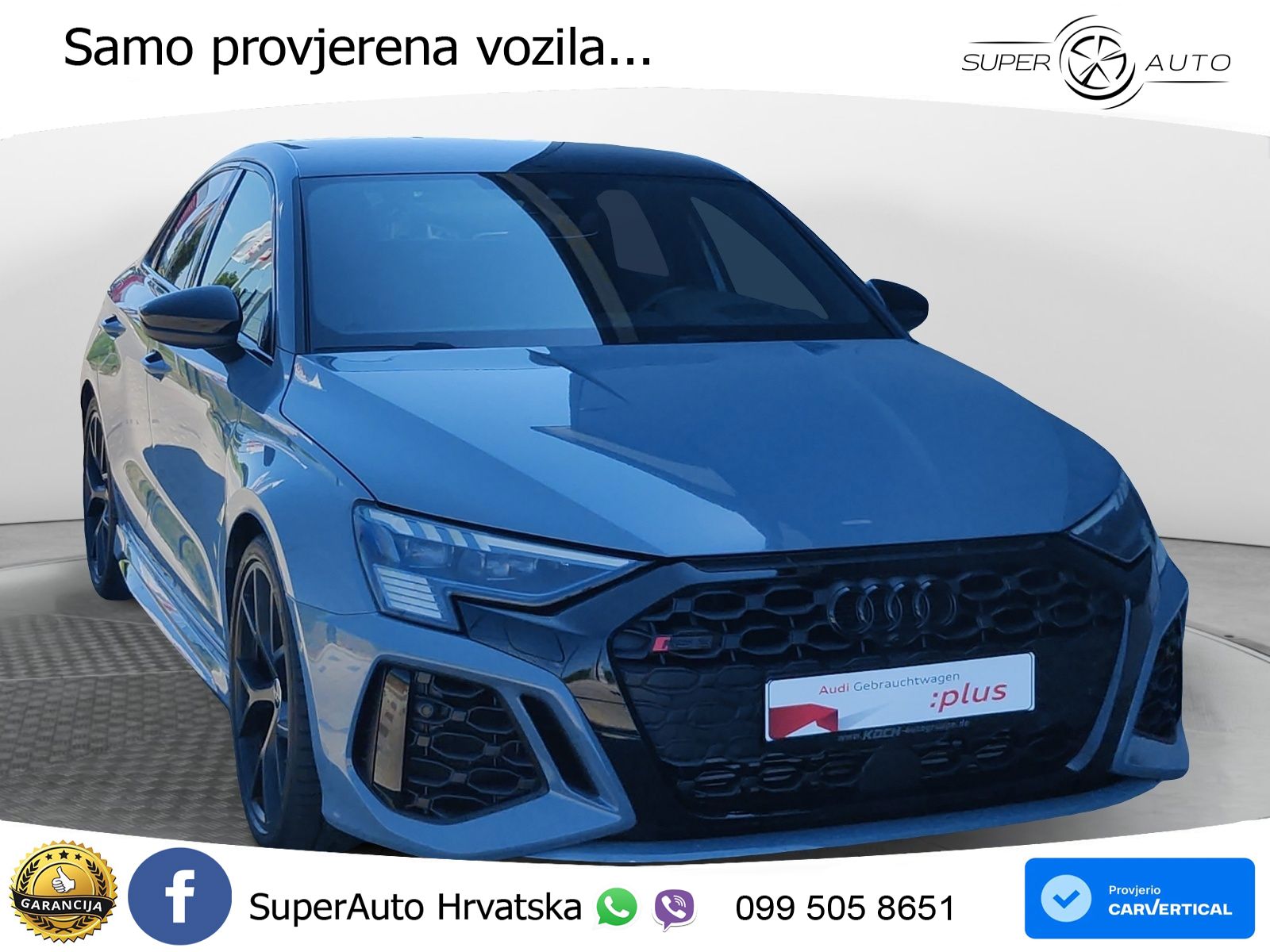 Audi RS3 Sportback 2.5 TFSI (400 KS) quattro S tronic LED+GR SJED+ACC