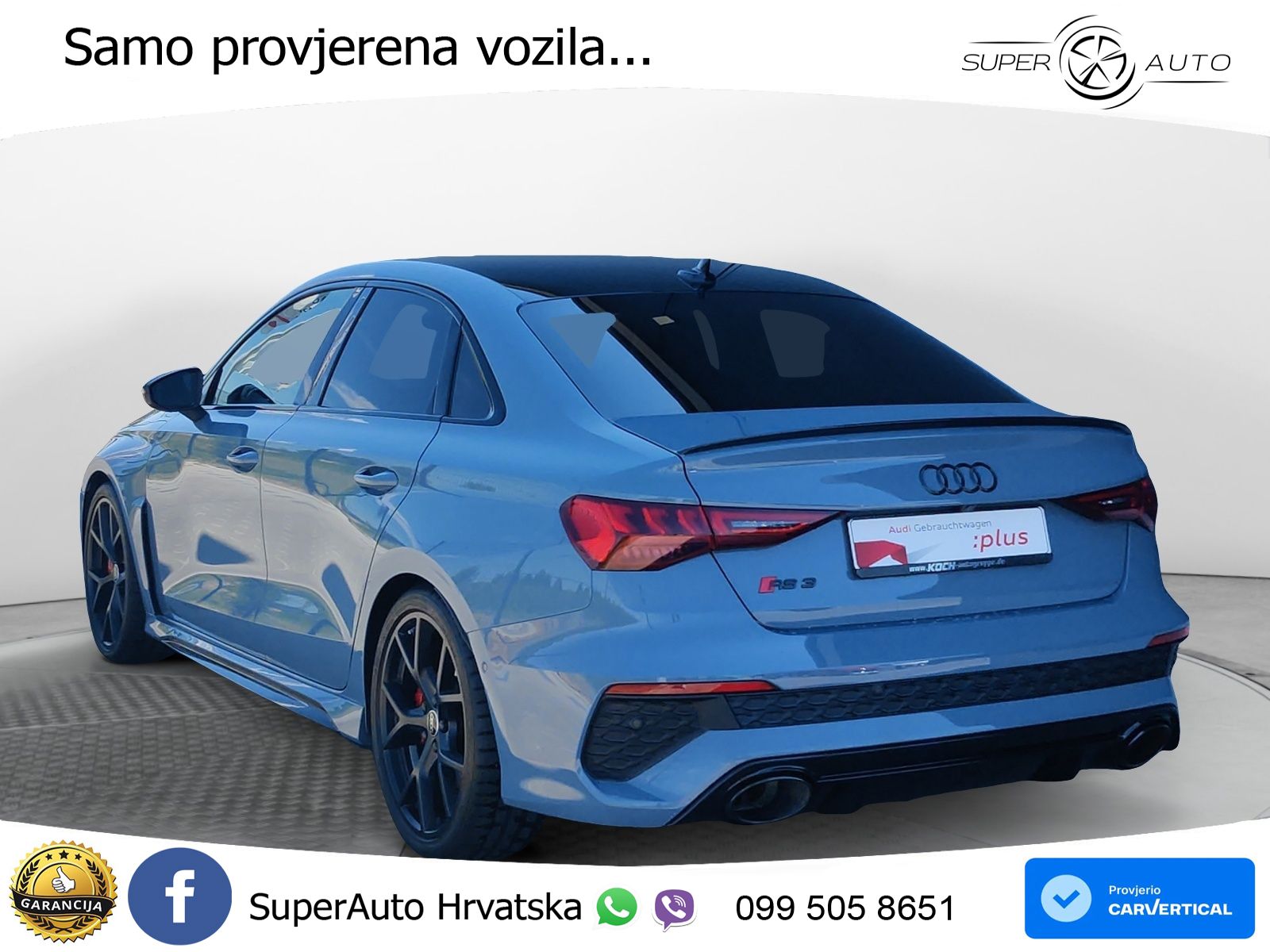 Audi RS3 Sportback 2.5 TFSI (400 KS) quattro S tronic LED+GR SJED+ACC