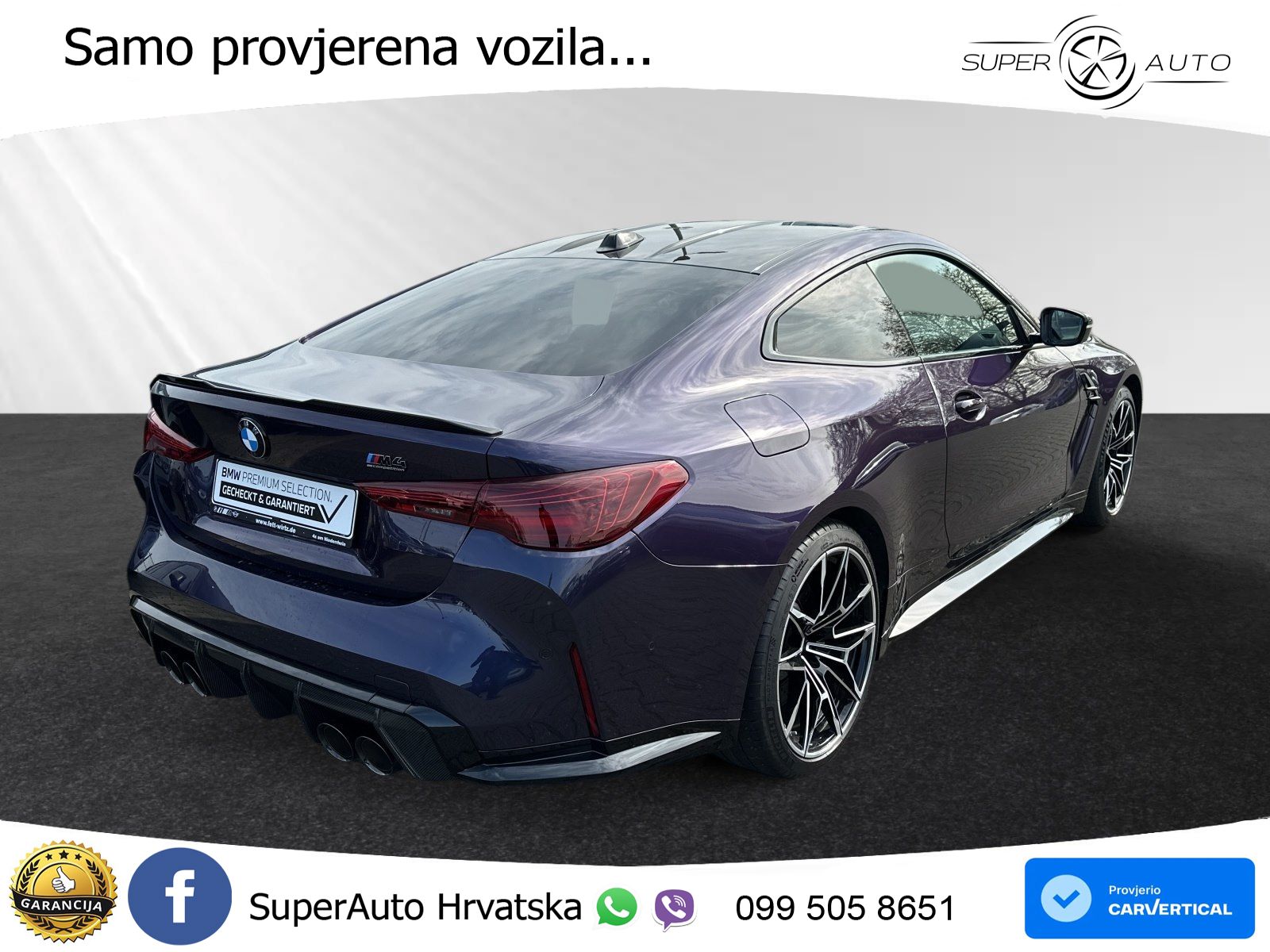 BMW M4 Competition 3.0 (510 KS) Steptronic LED+GR SJED+ACC