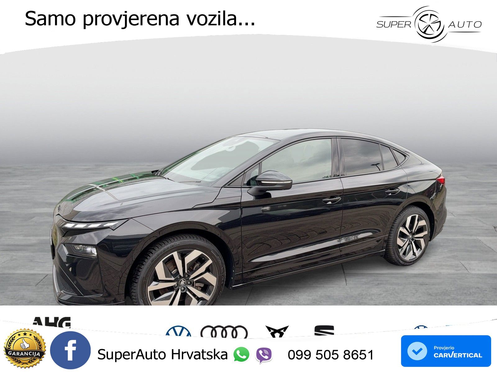 Škoda Enyaq Coupe iV 85 82 kWh (286 KS) SportLine LED+GR SJED+ACC