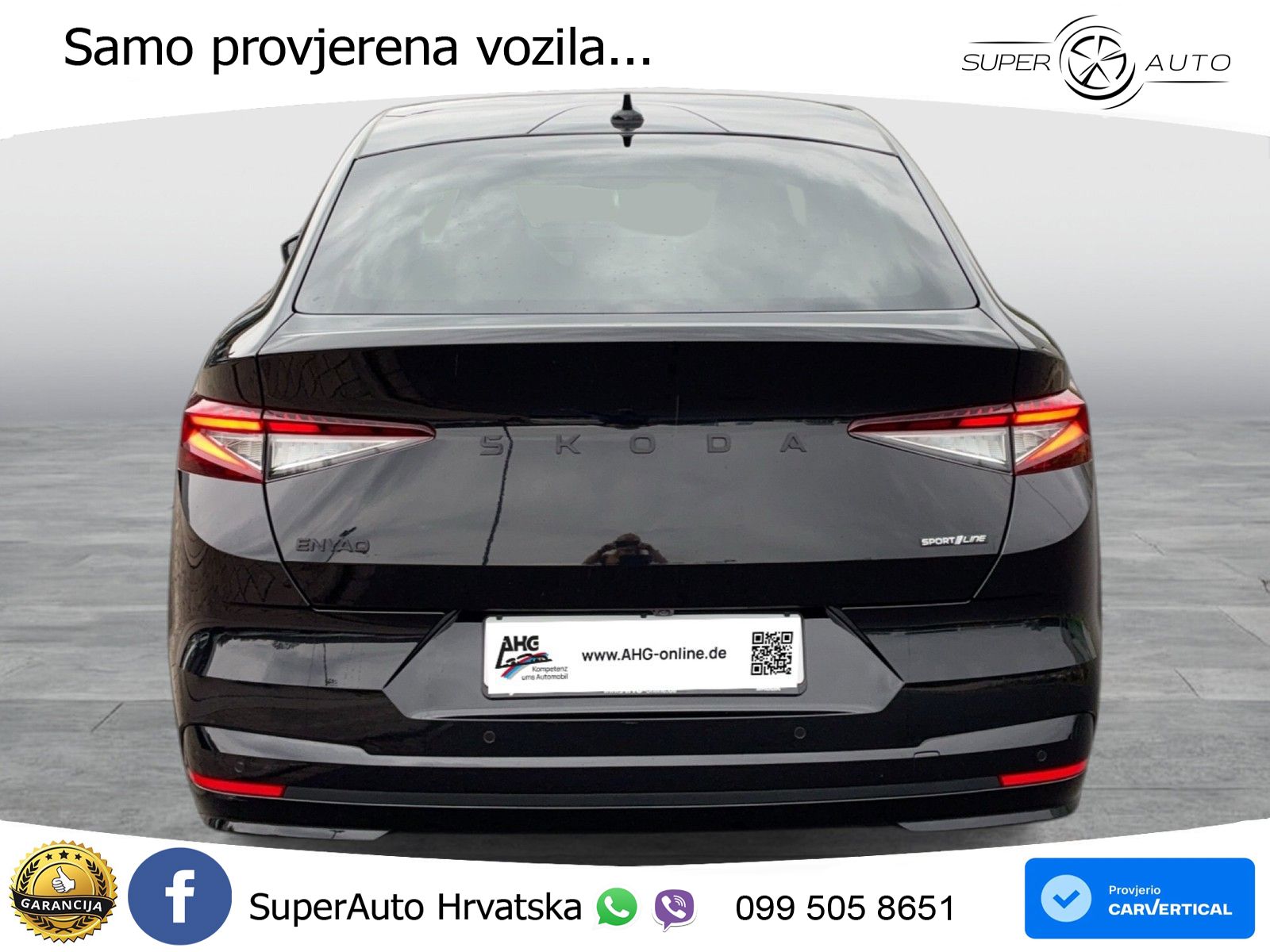 Škoda Enyaq Coupe iV 85 82 kWh (286 KS) SportLine LED+GR SJED+ACC