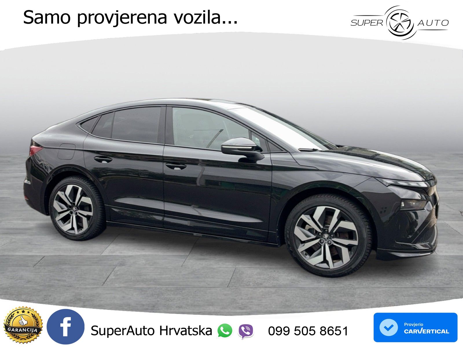 Škoda Enyaq Coupe iV 85 82 kWh (286 KS) SportLine LED+GR SJED+ACC