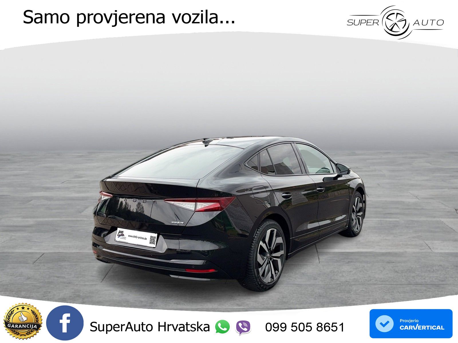 Škoda Enyaq Coupe iV 85 82 kWh (286 KS) SportLine LED+GR SJED+ACC