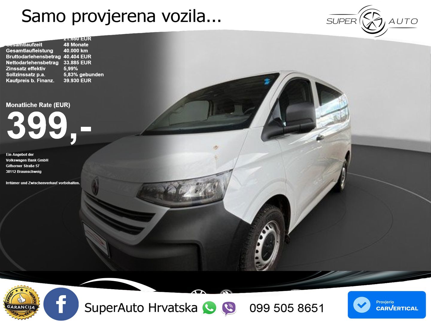 VW Transporter 150 KS