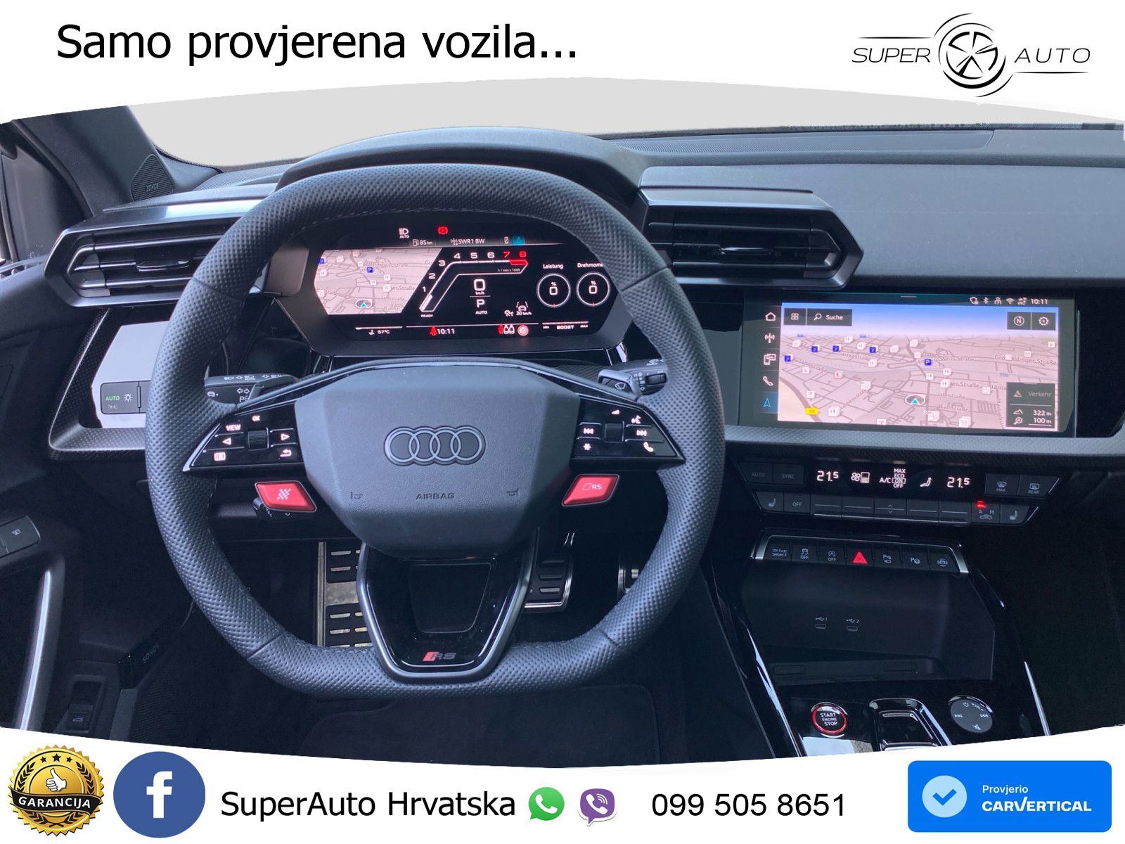 Audi RS3 Sedan 2.5 TFSI (400 KS) quattro S tronic LED+GR SJED+ACC