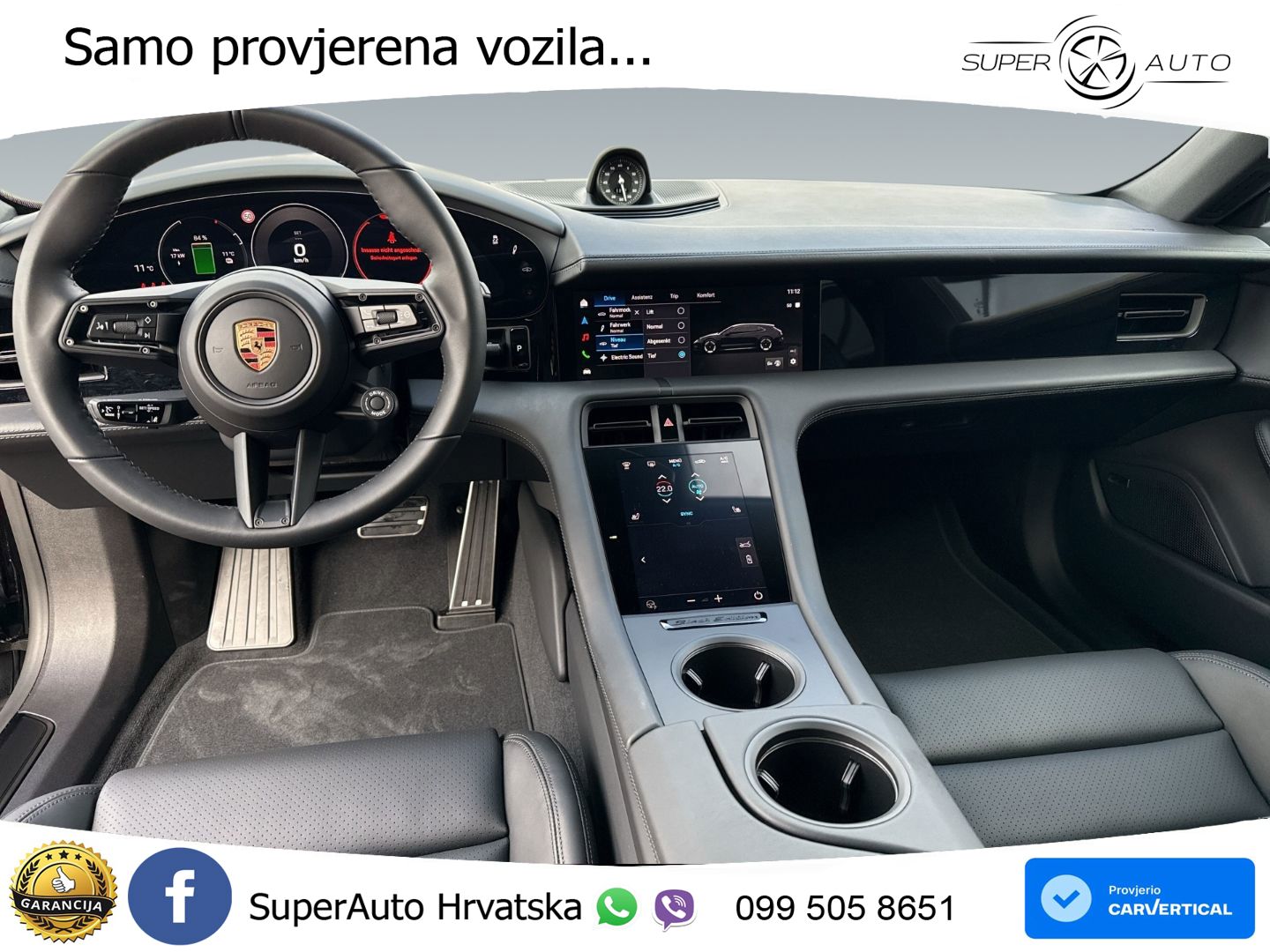 Porsche Taycan Sport Turismo 4S 105 kWh (598 KS)