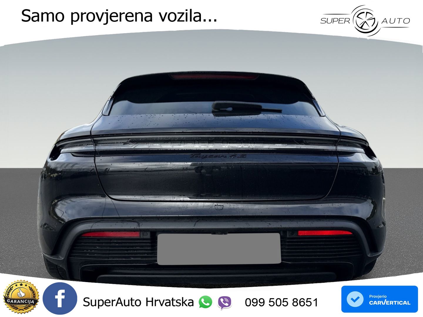 Porsche Taycan Sport Turismo 4S 105 kWh (598 KS)