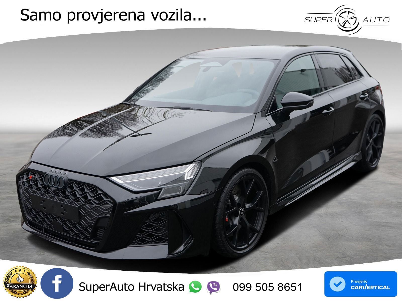 Audi RS3 Sedan 2.5 TFSI (400 KS) quattro S tronic LED+GR SJED+ACC