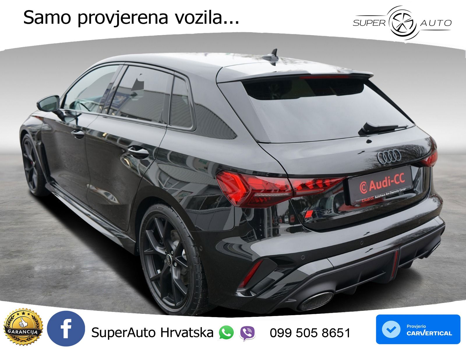 Audi RS3 Sedan 2.5 TFSI (400 KS) quattro S tronic LED+GR SJED+ACC