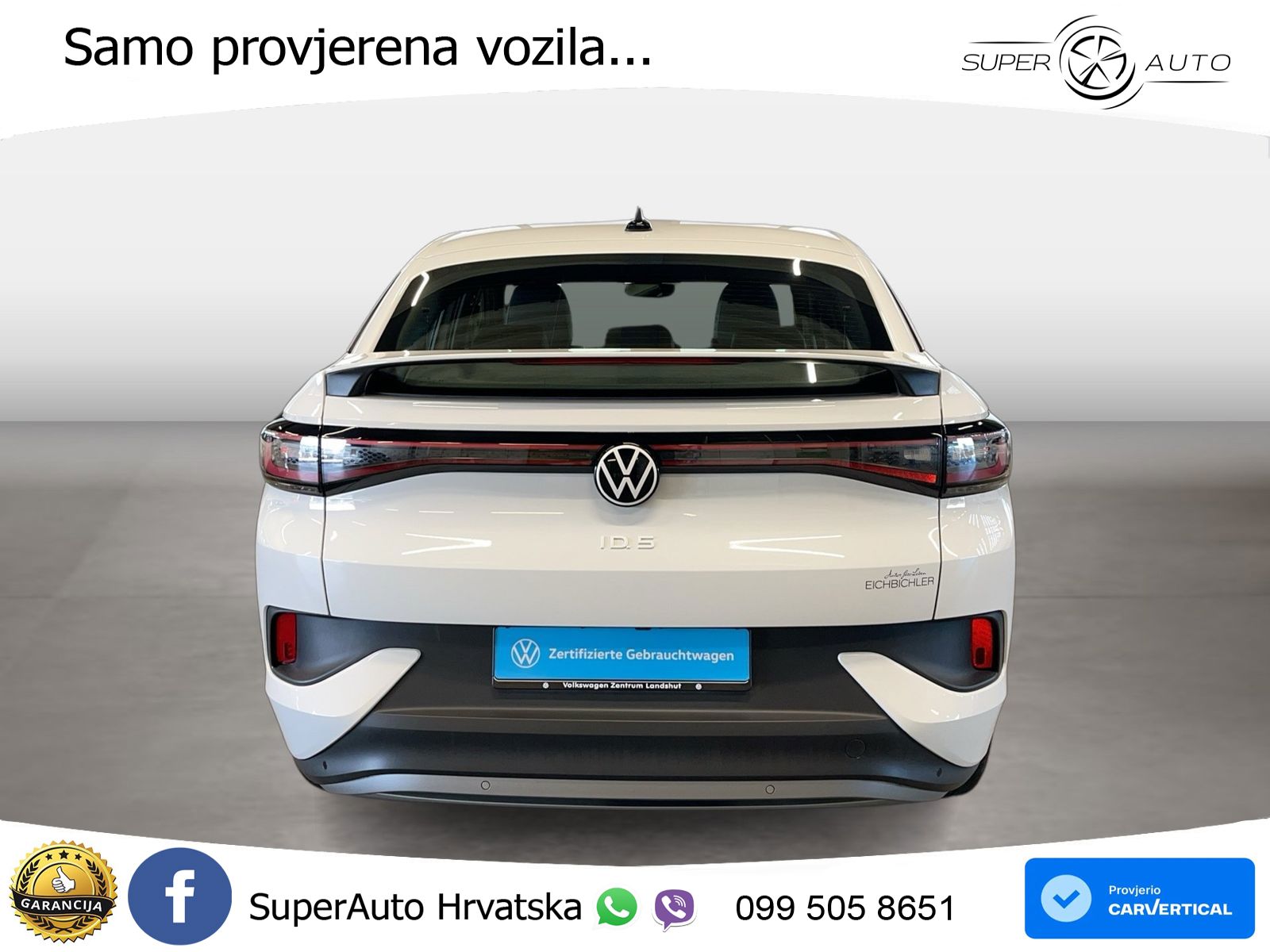 Volkswagen ID.5 Pro 82 kWh (286 KS) LED+GR SJED+ACC