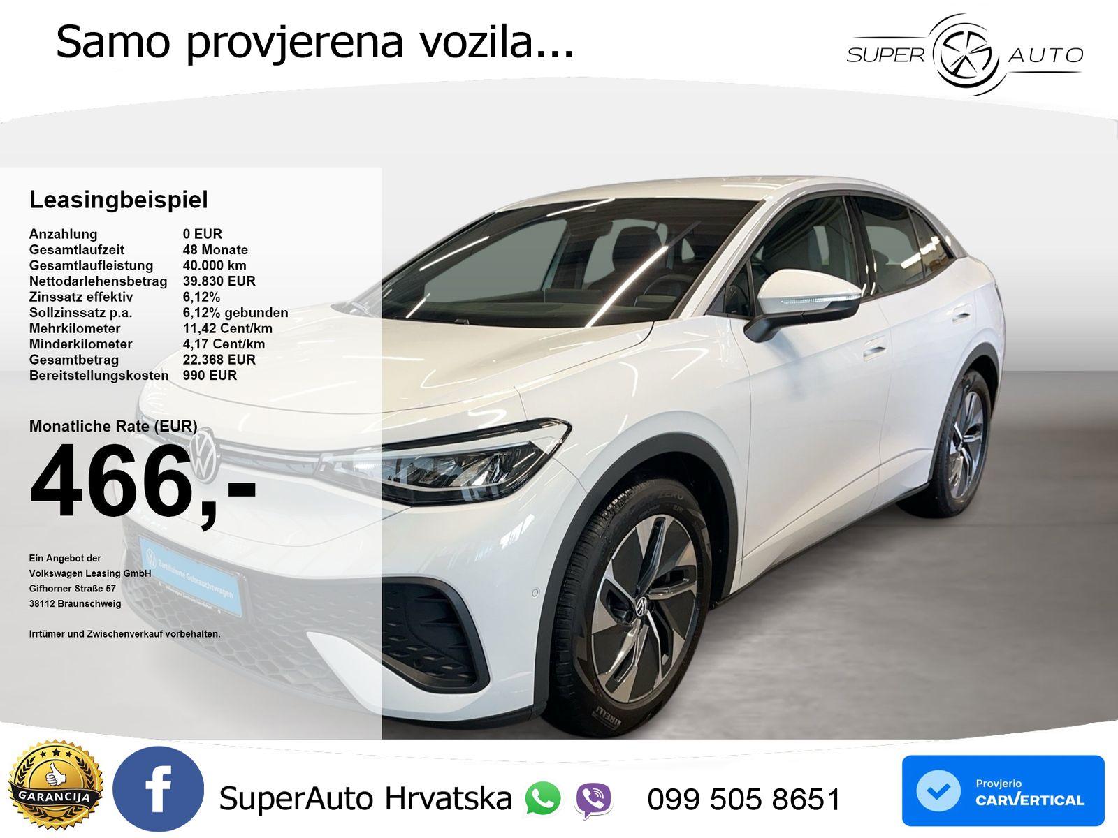 Volkswagen ID.5 Pro 82 kWh (286 KS) LED+GR SJED+ACC