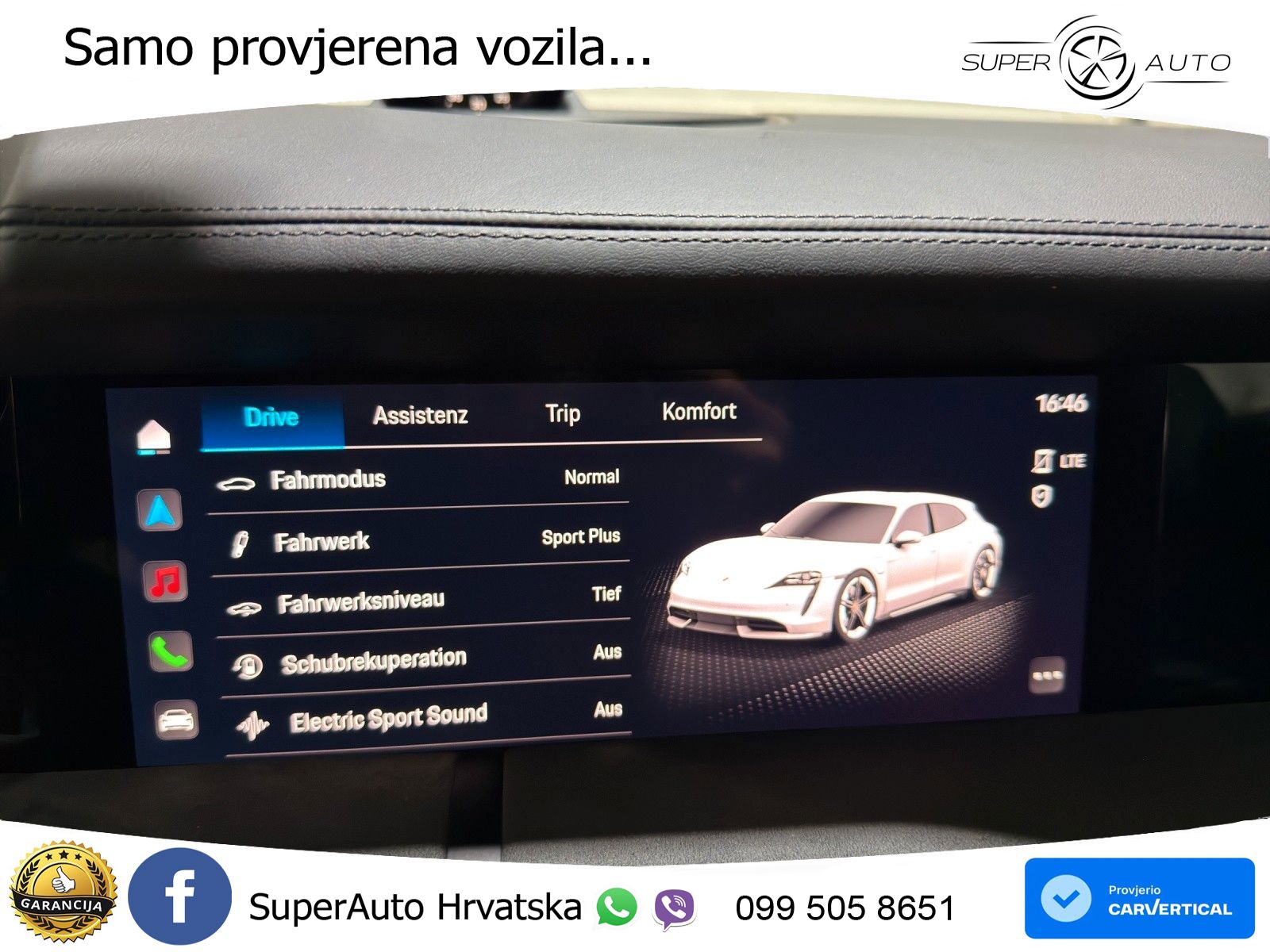 Porsche Taycan Sport Turismo GTS Performance Plus 93.4 kWh (598 KS)