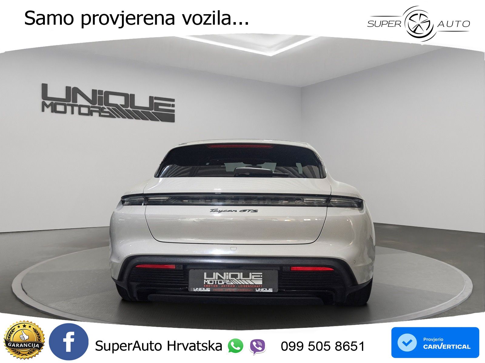 Porsche Taycan Sport Turismo GTS Performance Plus 93.4 kWh (598 KS)