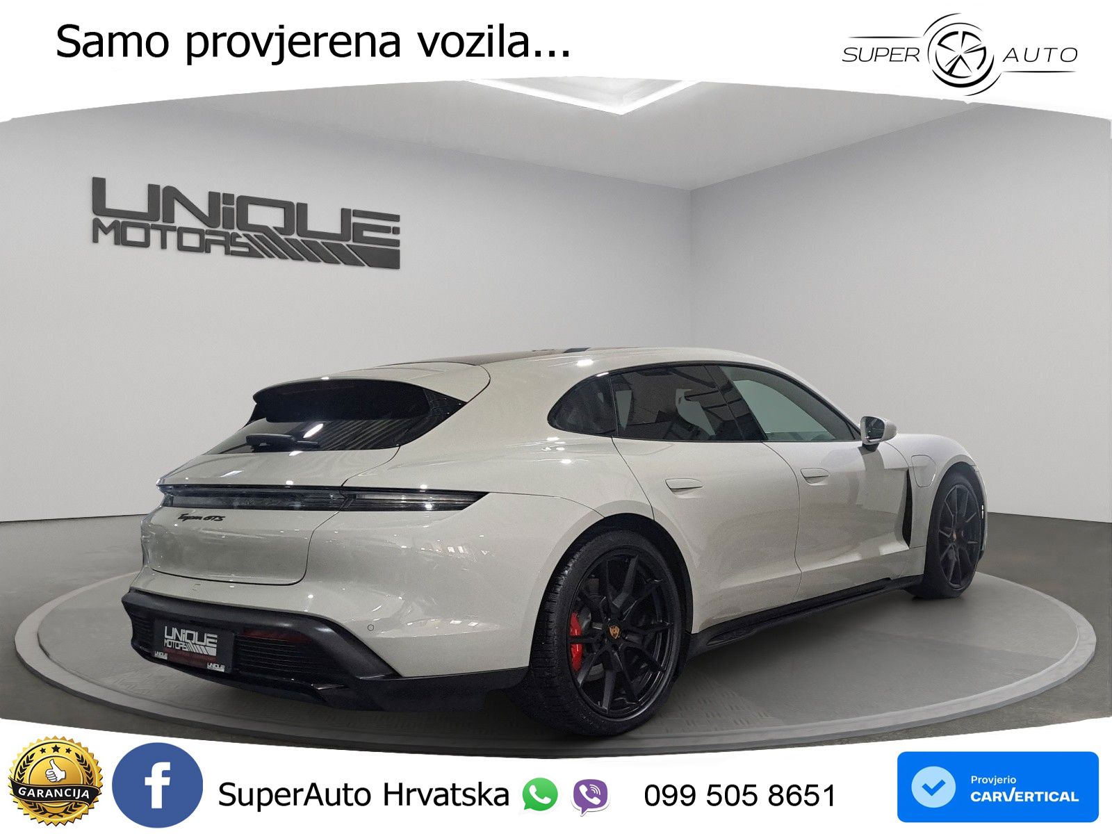 Porsche Taycan Sport Turismo GTS Performance Plus 93.4 kWh (598 KS)