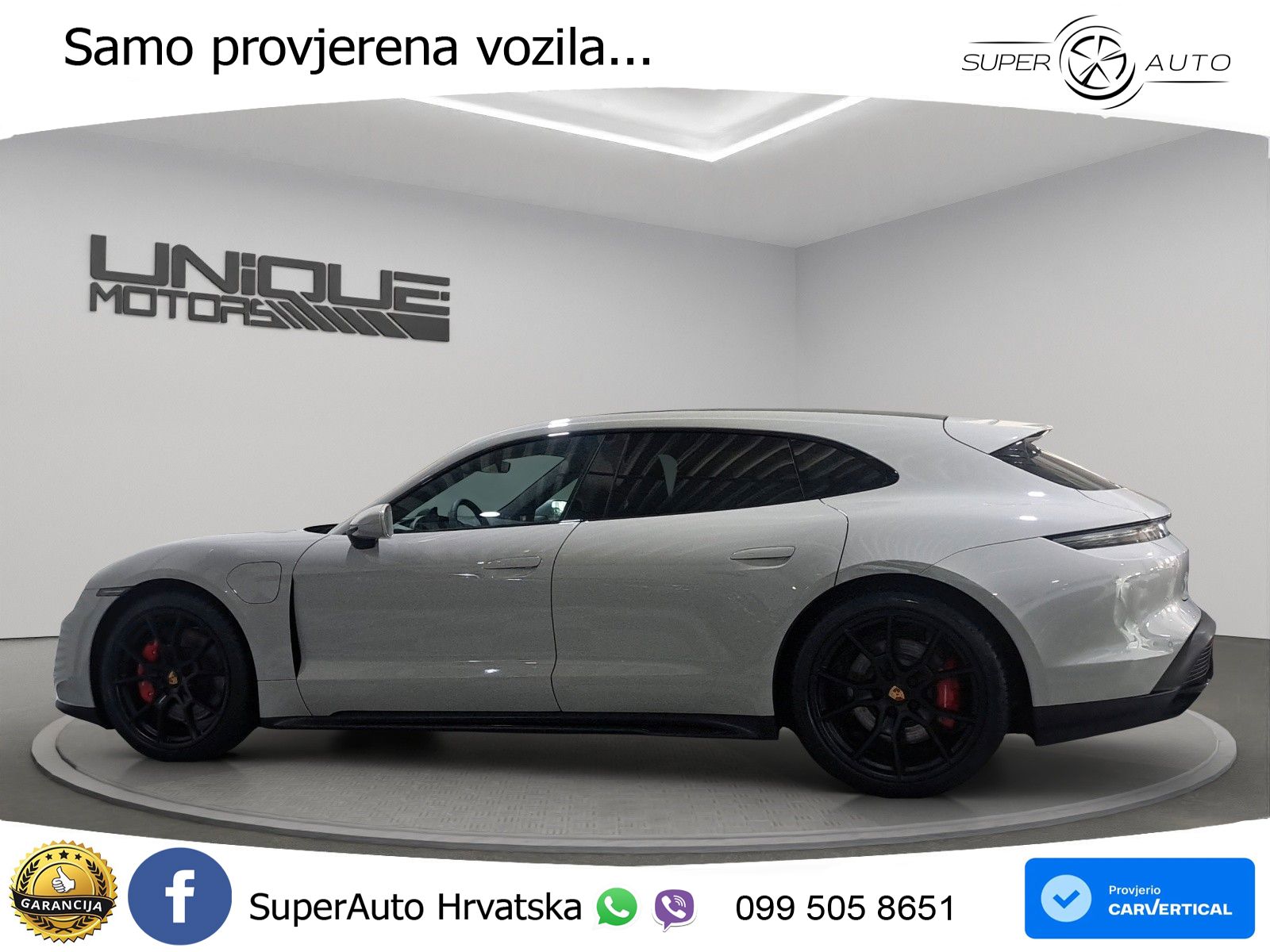 Porsche Taycan Sport Turismo GTS Performance Plus 93.4 kWh (598 KS)