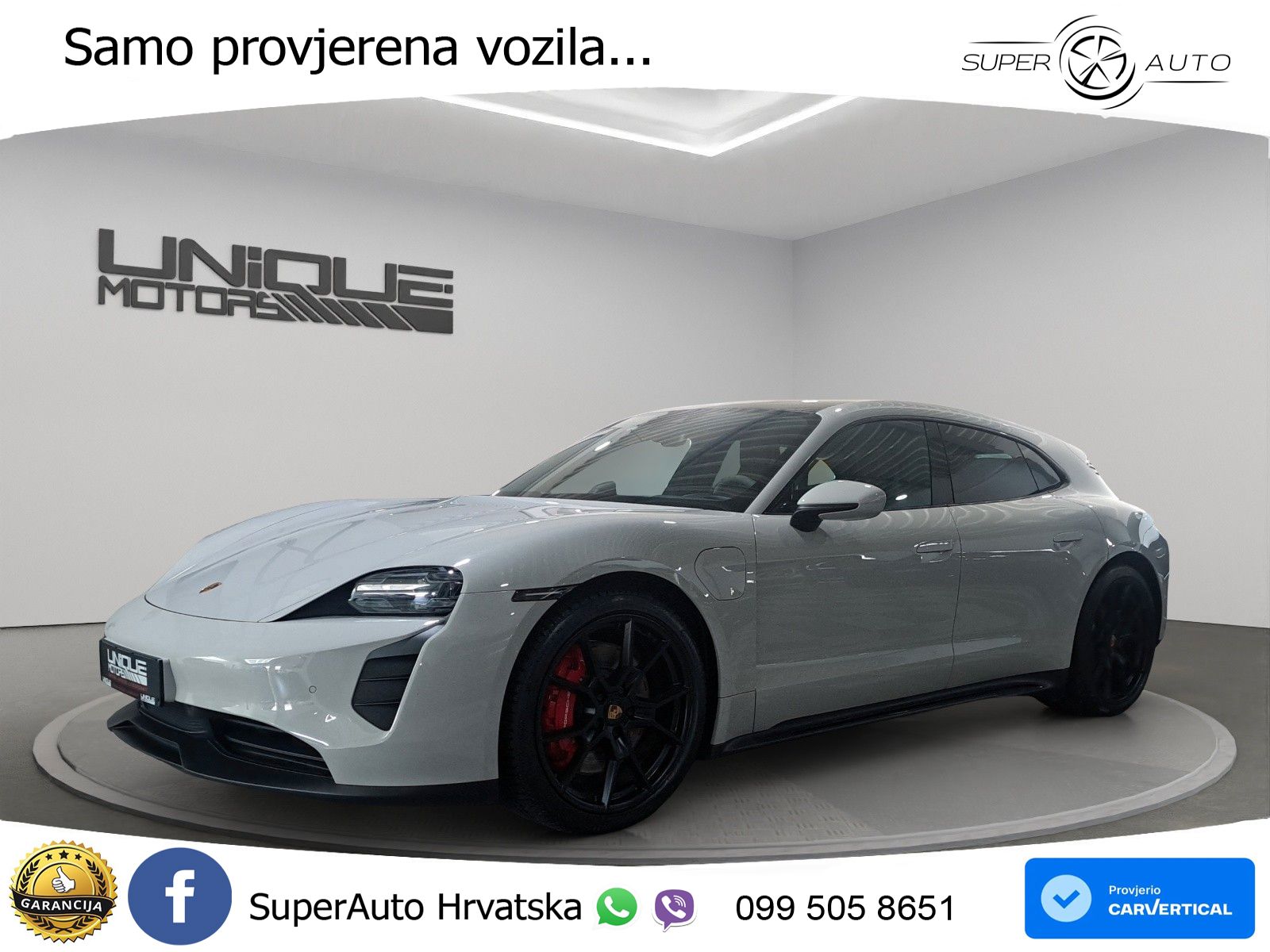 Porsche Taycan Sport Turismo GTS Performance Plus 93.4 kWh (598 KS)