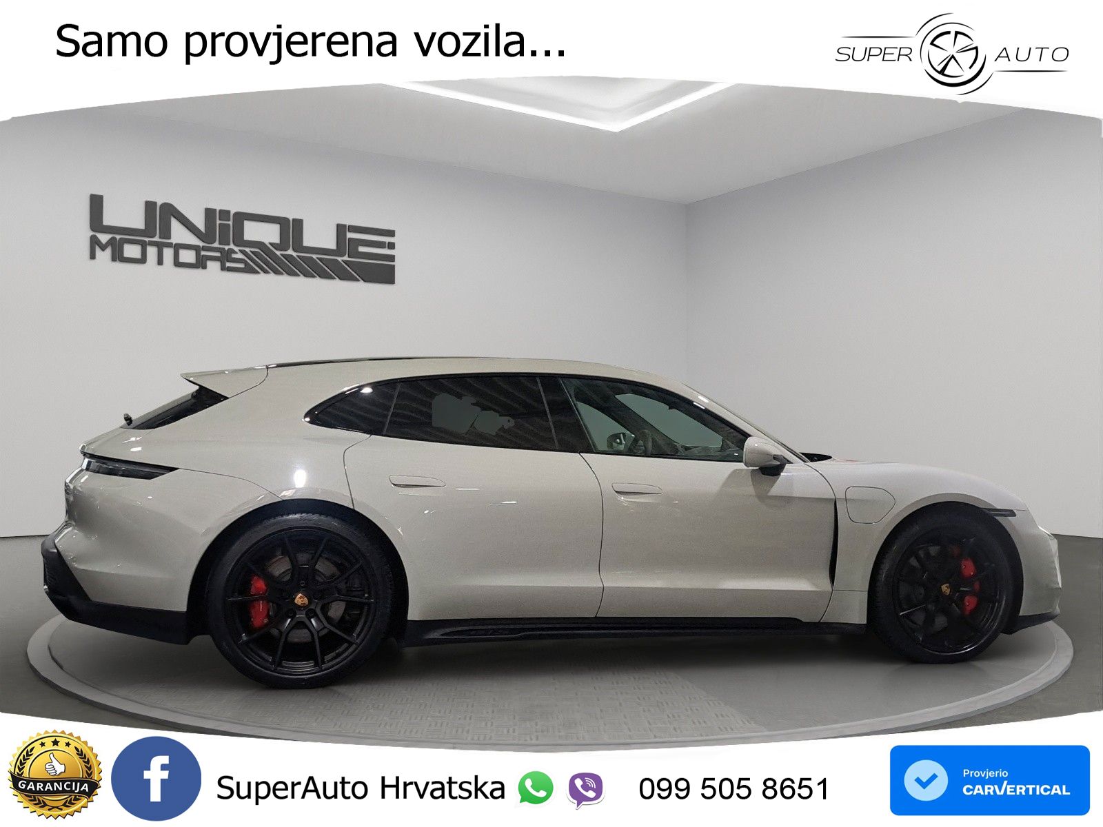 Porsche Taycan Sport Turismo GTS Performance Plus 93.4 kWh (598 KS)