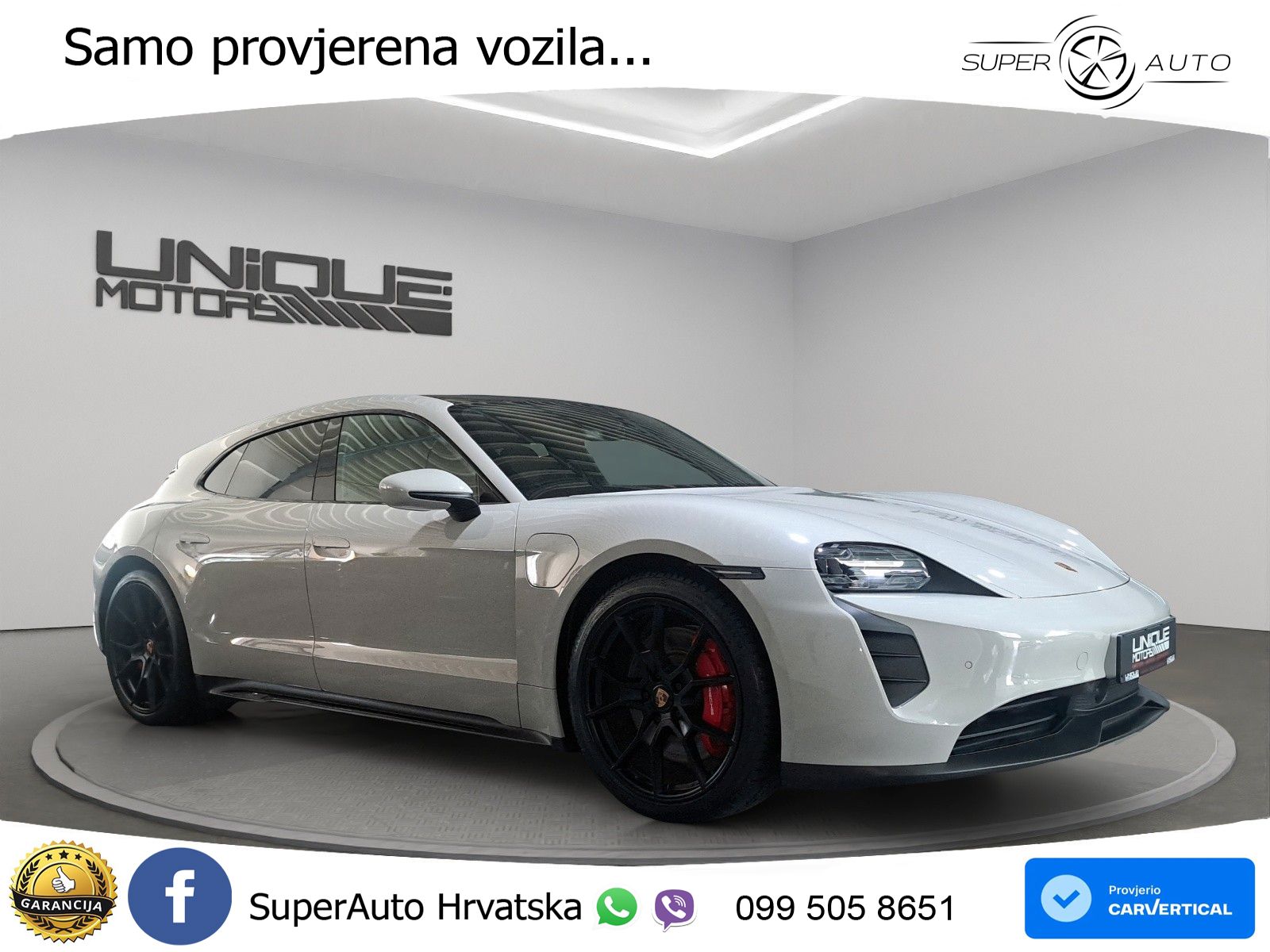 Porsche Taycan Sport Turismo GTS Performance Plus 93.4 kWh (598 KS)