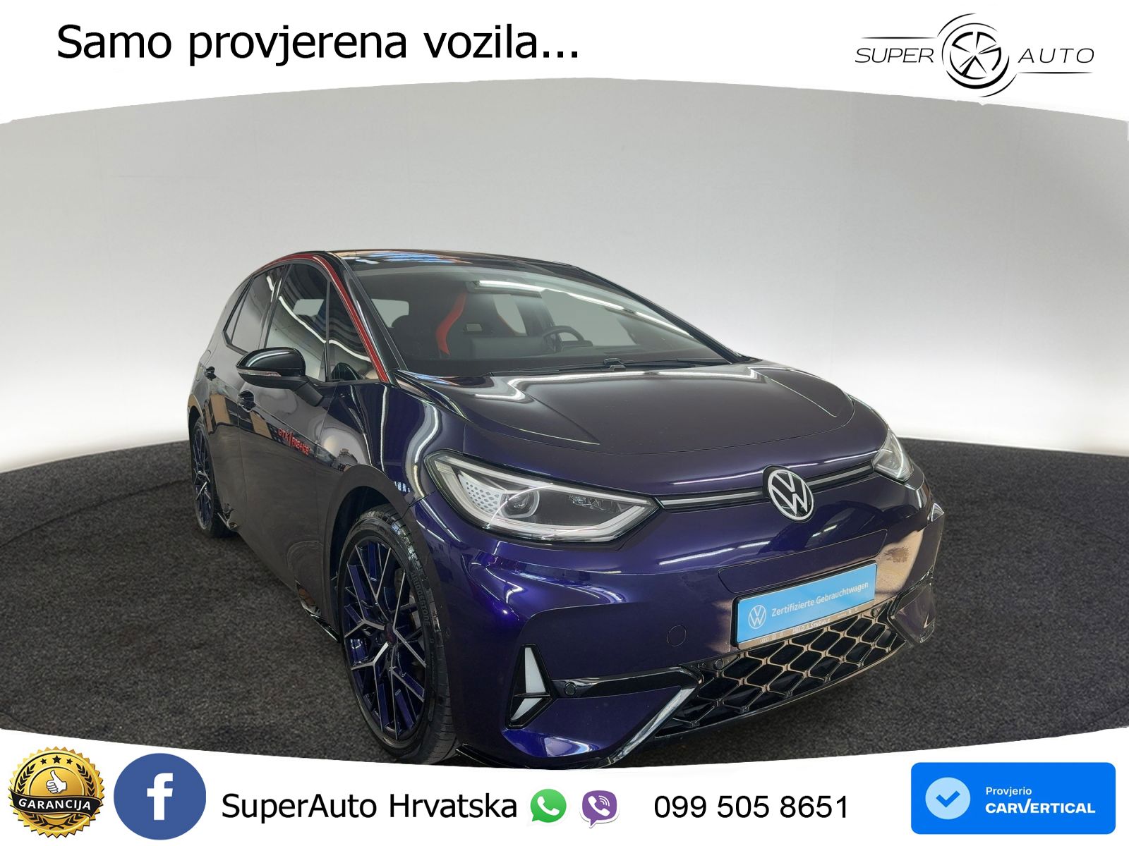 Volkswagen ID.3 GTX Performance 84 kWh (326 KS)