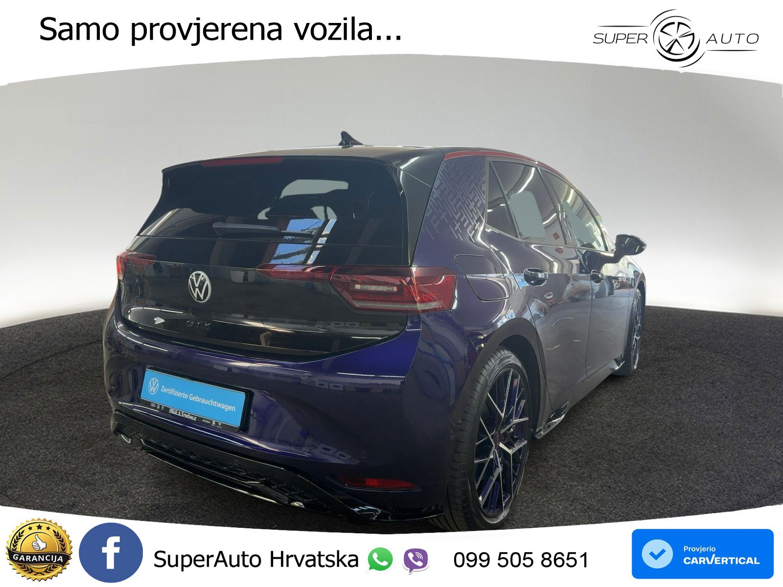 Volkswagen ID.3 GTX Performance 84 kWh (326 KS)