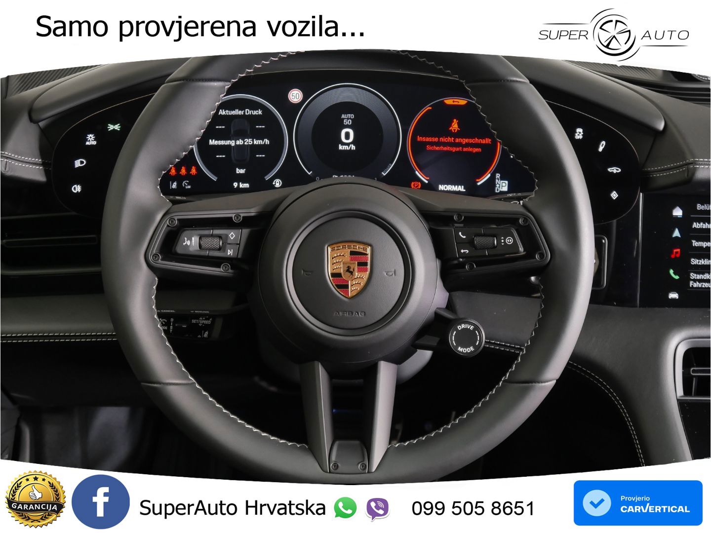 Porsche Taycan Sport Turismo 105 kWh (435 KS)