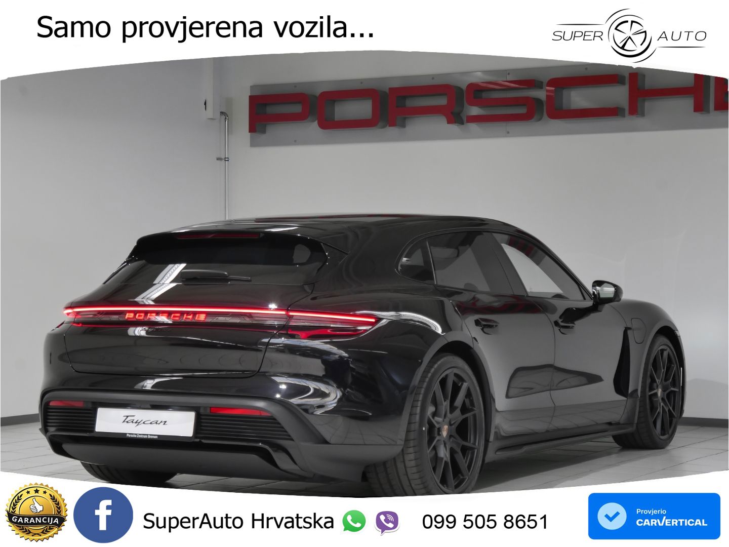Porsche Taycan Sport Turismo 105 kWh (435 KS)