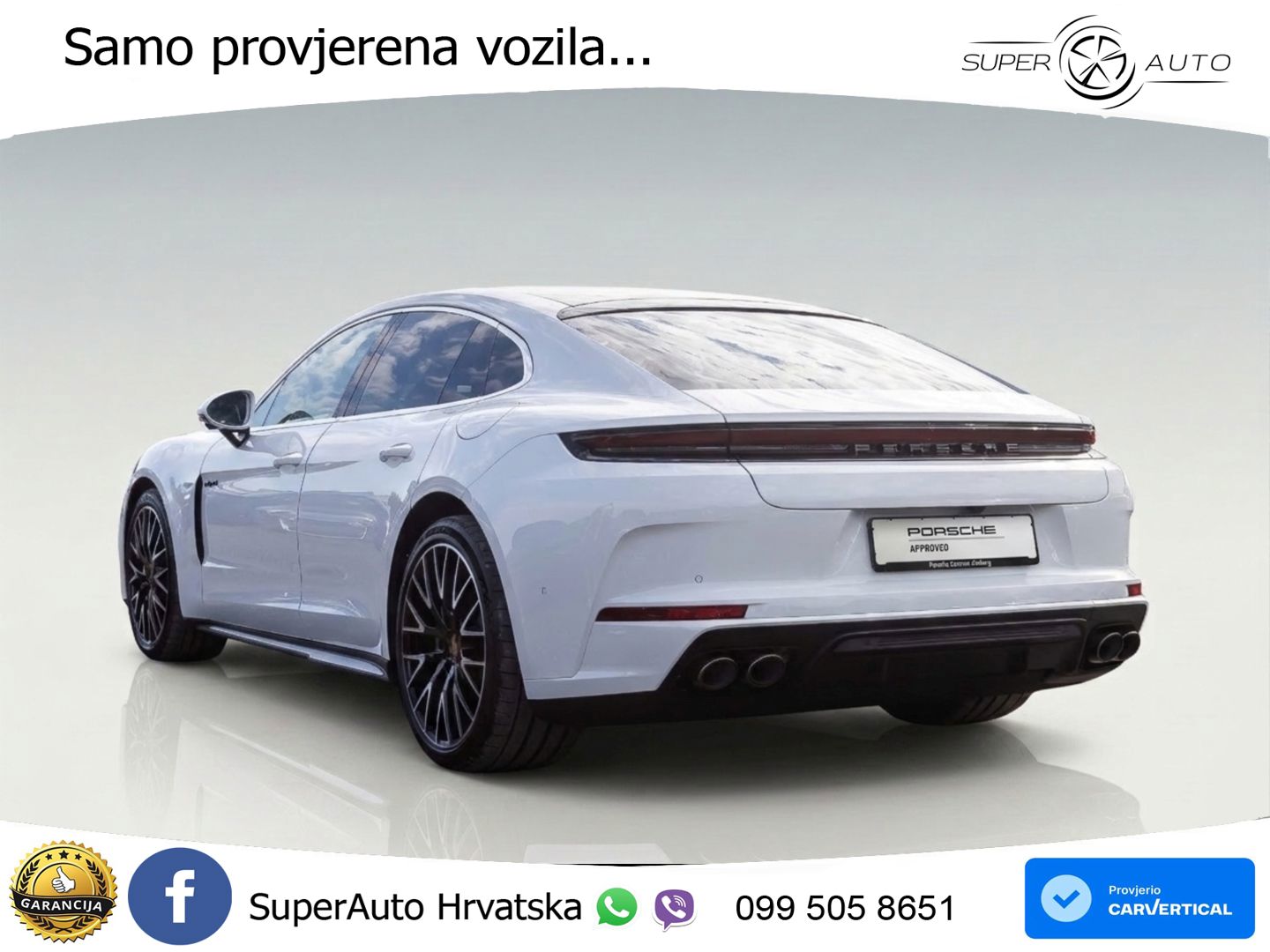 Porsche Panamera 4 2.9 V6 (470 KS) E-Hybrid PDK ZRAČNI+ACC+GR SJED+KAM+PANO