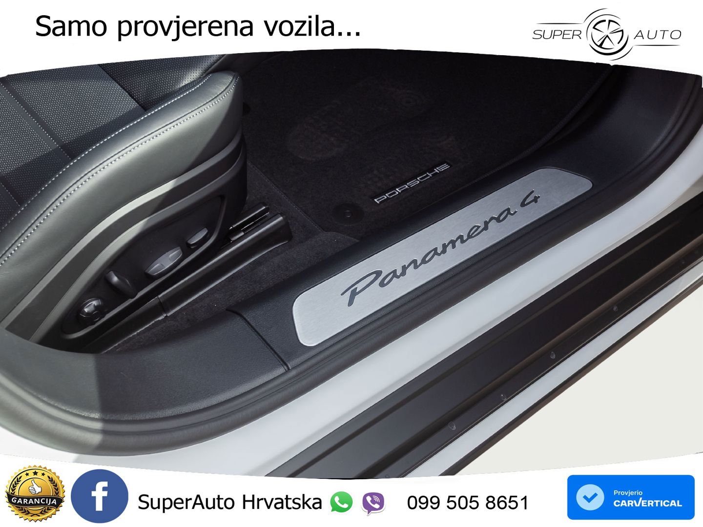 Porsche Panamera 4 2.9 V6 (470 KS) E-Hybrid PDK ZRAČNI+ACC+GR SJED+KAM+PANO
