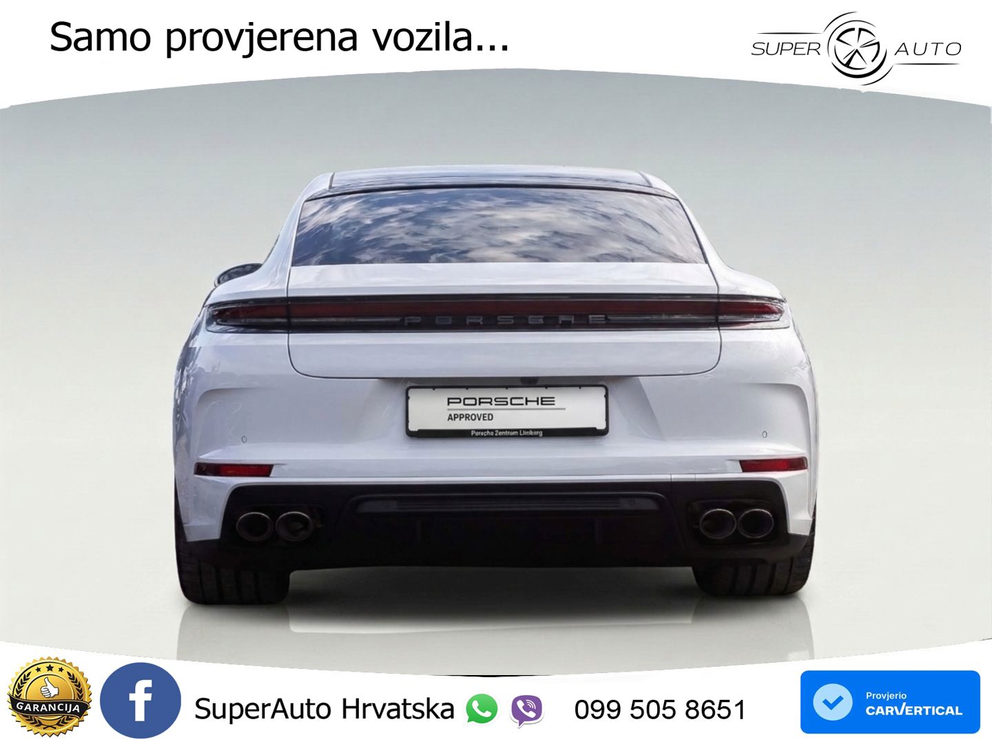Porsche Panamera 4 2.9 V6 (470 KS) E-Hybrid PDK ZRAČNI+ACC+GR SJED+KAM+PANO