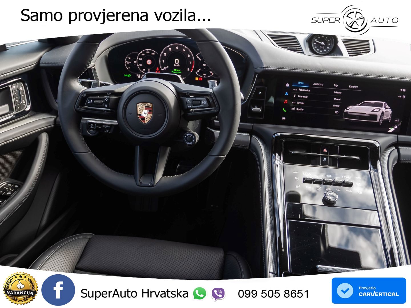 Porsche Panamera 4 2.9 V6 (470 KS) E-Hybrid PDK ZRAČNI+ACC+GR SJED+KAM+PANO
