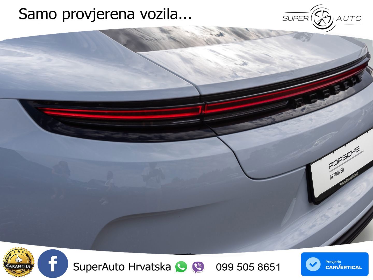 Porsche Panamera 4 2.9 V6 (470 KS) E-Hybrid PDK ZRAČNI+ACC+GR SJED+KAM+PANO