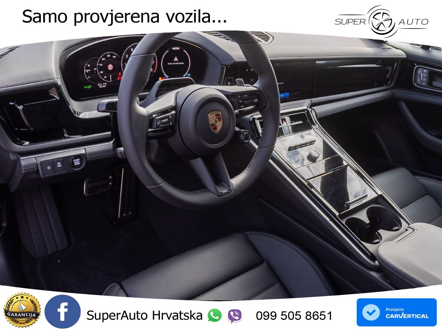 Porsche Panamera 4 2.9 V6 (470 KS) E-Hybrid PDK ZRAČNI+ACC+GR SJED+KAM+PANO